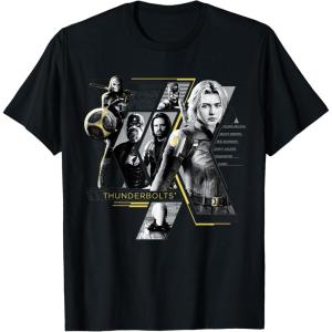 imageMarvel Studios Thunderbolts Team Mission Roster TShirtBlack
