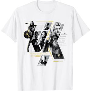 imageMarvel Studios Thunderbolts Team Mission Roster TShirtWhite