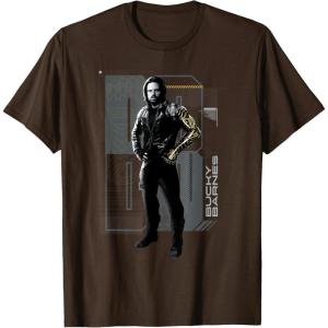 imageMarvel Studios Thunderbolts Team Spotlight Bucky Barnes TShirtBrown