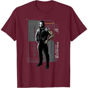 imageMarvel Studios Thunderbolts Team Spotlight Bucky Barnes TShirtBurgundy