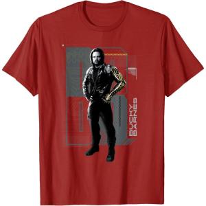 imageMarvel Studios Thunderbolts Team Spotlight Bucky Barnes TShirtCranberry Red