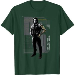 imageMarvel Studios Thunderbolts Team Spotlight Bucky Barnes TShirtDark Green