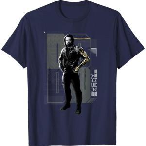 imageMarvel Studios Thunderbolts Team Spotlight Bucky Barnes TShirtNavy Blue