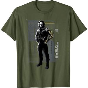 imageMarvel Studios Thunderbolts Team Spotlight Bucky Barnes TShirtOlive Green