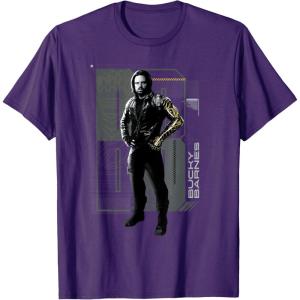 imageMarvel Studios Thunderbolts Team Spotlight Bucky Barnes TShirtPurple