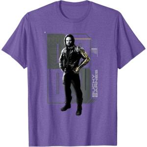 imageMarvel Studios Thunderbolts Team Spotlight Bucky Barnes TShirtPurple Heather