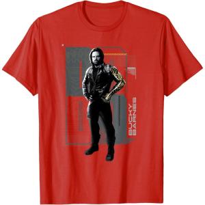 imageMarvel Studios Thunderbolts Team Spotlight Bucky Barnes TShirtRed