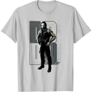 imageMarvel Studios Thunderbolts Team Spotlight Bucky Barnes TShirtSilver Grey