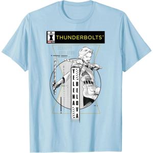 imageMarvel Studios Thunderbolts Yelena Belova BampampW Comic Cover 1 TShirtBaby Blue
