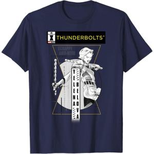 imageMarvel Studios Thunderbolts Yelena Belova BampampW Comic Cover 1 TShirtNavy Blue