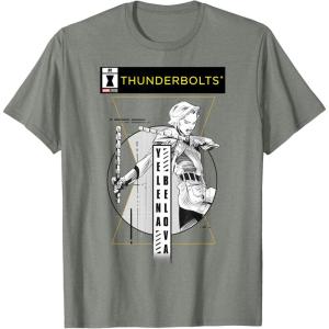 imageMarvel Studios Thunderbolts Yelena Belova BampampW Comic Cover 1 TShirtOlive Heather