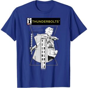 imageMarvel Studios Thunderbolts Yelena Belova BampampW Comic Cover 1 TShirtRoyal Blue