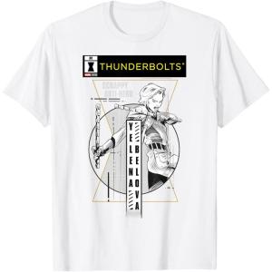 imageMarvel Studios Thunderbolts Yelena Belova BampampW Comic Cover 1 TShirtWhite