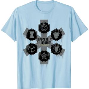 imageMarvel Studios Thunderbolts quotDisposable Delinquentsquot Team TShirtBaby Blue