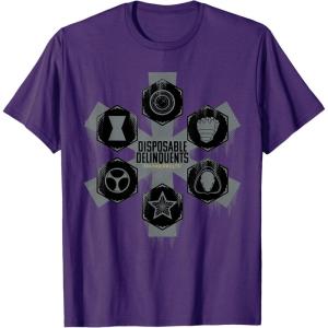 imageMarvel Studios Thunderbolts quotDisposable Delinquentsquot Team TShirtPurple