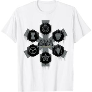 imageMarvel Studios Thunderbolts quotDisposable Delinquentsquot Team TShirtWhite