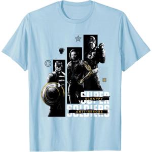imageMarvel Studios Thunderbolts quotScrappy AntiHeroesquot Trio TShirtBaby Blue