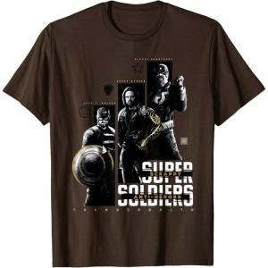 imageMarvel Studios Thunderbolts quotScrappy AntiHeroesquot Trio TShirtBrown