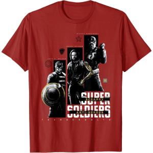imageMarvel Studios Thunderbolts quotScrappy AntiHeroesquot Trio TShirtCranberry Red