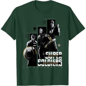 imageMarvel Studios Thunderbolts quotScrappy AntiHeroesquot Trio TShirtDark Green