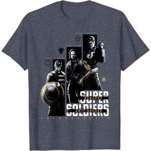 imageMarvel Studios Thunderbolts quotScrappy AntiHeroesquot Trio TShirtHeather Blue