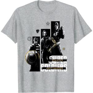 imageMarvel Studios Thunderbolts quotScrappy AntiHeroesquot Trio TShirtHeather Grey