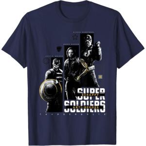 imageMarvel Studios Thunderbolts quotScrappy AntiHeroesquot Trio TShirtNavy Blue
