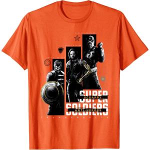 imageMarvel Studios Thunderbolts quotScrappy AntiHeroesquot Trio TShirtOrange