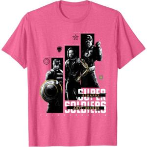 imageMarvel Studios Thunderbolts quotScrappy AntiHeroesquot Trio TShirtPink Heather