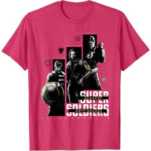 imageMarvel Studios Thunderbolts quotScrappy AntiHeroesquot Trio TShirtRed Heather