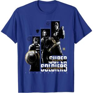 imageMarvel Studios Thunderbolts quotScrappy AntiHeroesquot Trio TShirtRoyal Blue