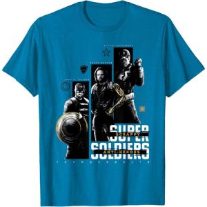 imageMarvel Studios Thunderbolts quotScrappy AntiHeroesquot Trio TShirtSapphire Blue