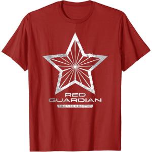 imageMarvel Thunderbolts Alexei Shostakov Red Guardian Logo TShirtCranberry Red