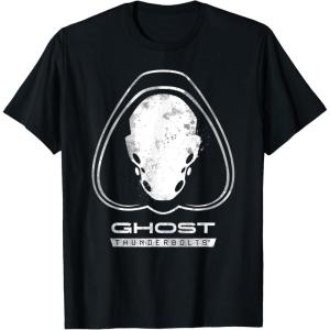 imageMarvel Thunderbolts Ava Starr Ghost Face Logo TShirtBlack