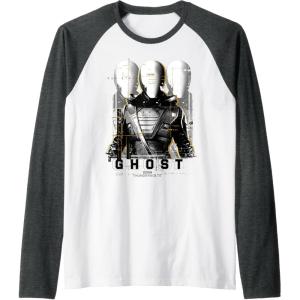 imageMarvel Thunderbolts Ava Starr Ghost Showcase Raglan Baseball TeeDark Heather GreyWhite