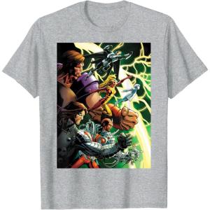 imageMarvel Thunderbolts Comic Cover Art Bucky and Team TShirtHeather Grey