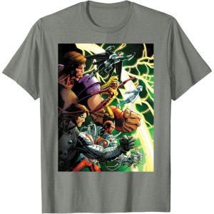 imageMarvel Thunderbolts Comic Cover Art Bucky and Team TShirtOlive Heather