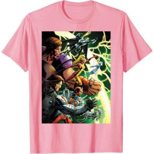imageMarvel Thunderbolts Comic Cover Art Bucky and Team TShirtPink