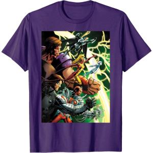 imageMarvel Thunderbolts Comic Cover Art Bucky and Team TShirtPurple