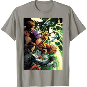 imageMarvel Thunderbolts Comic Cover Art Bucky and Team TShirtSlate Grey