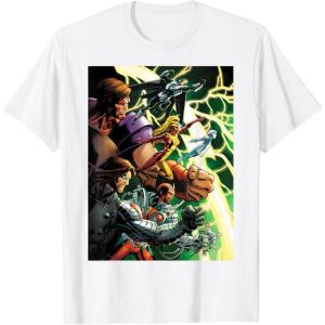 imageMarvel Thunderbolts Comic Cover Art Bucky and Team TShirtWhite