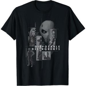imageMarvel Thunderbolts Disposable Delinquents Panels TShirtBlack