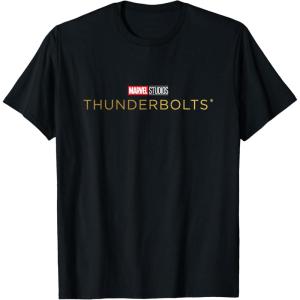 imageMarvel Thunderbolts Movie Color Logo TShirtBlack