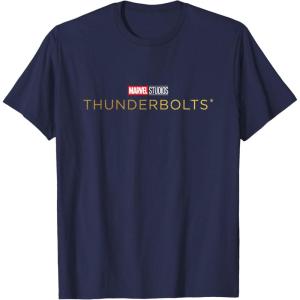imageMarvel Thunderbolts Movie Color Logo TShirtNavy Blue
