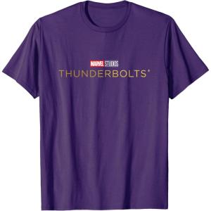 imageMarvel Thunderbolts Movie Color Logo TShirtPurple