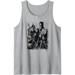 imageMarvel Thunderbolts Topographic Map Group Shot Tank TopHeather Grey