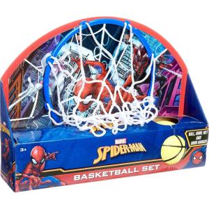 imageMarvel Ultimate Spiderman 135 X 10 Basketball Set Ball Hoop Net and Door Hanger Multi