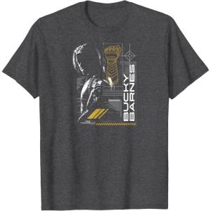 imageMarvels Thunderbolts  Bucky Barnes Dark Digital TShirtDark Heather Grey