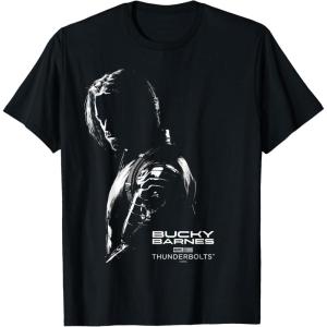 imageMarvels Thunderbolts  Bucky Barnes Silhouette TShirtBlack