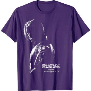 imageMarvels Thunderbolts  Bucky Barnes Silhouette TShirtPurple